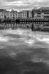The Hobart waterfront, established during the time of penal settlement has long been a home to the Salamanca Markets, bustling on a Saturday morning. Farmers, Artists & more earn their living here.: by charlesmillenphoto, Views[230]