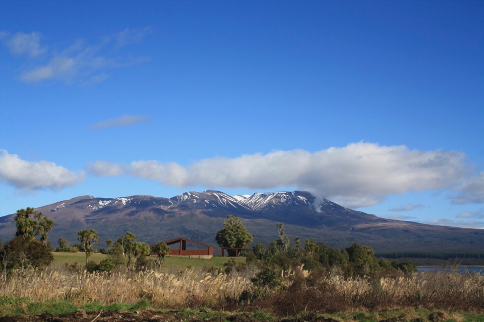 Mount Tongariro letting off some steam