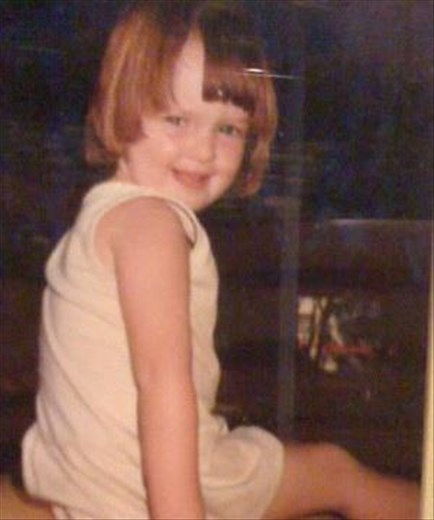 Toddler me. The toddler from the story. Taken while ruffing it in Kalgoorlie