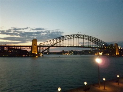 Sydney Harbour Bridge by twilight