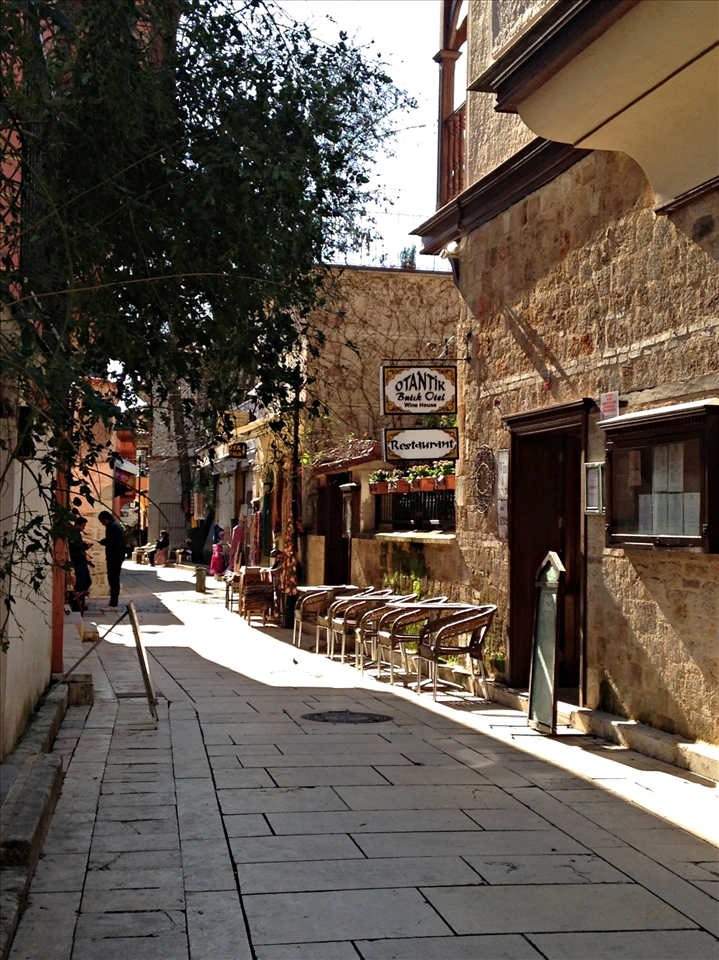 One of the many alleys we discovered beyond the gate
