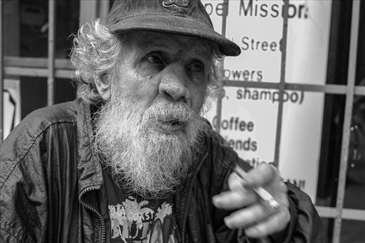 There is always a story behind every face in the DTES.  Usually this story is one marked by a solitary existence, a history of societal marginalization and neglect, and a present rife with hazards typical only  to those living in the  slums of the world.