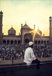 I captured this photograph during the evening of Eid in Jama Masjid.: by chattrapalsingh, Views[286]