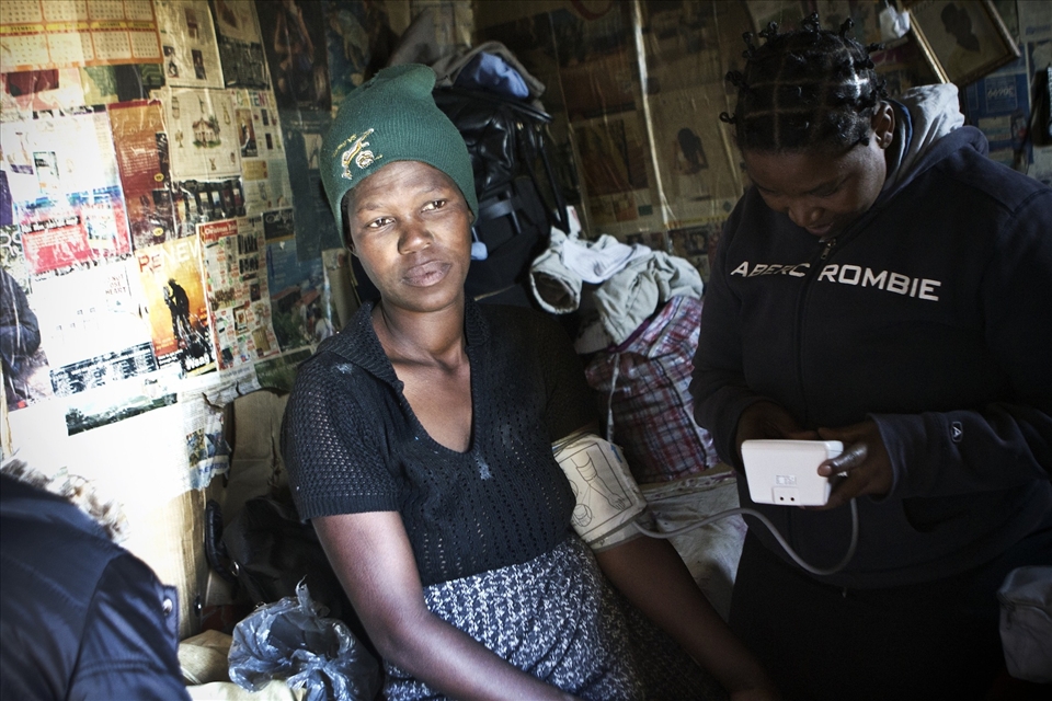 On their own the two women managed to become qualified as community health care 