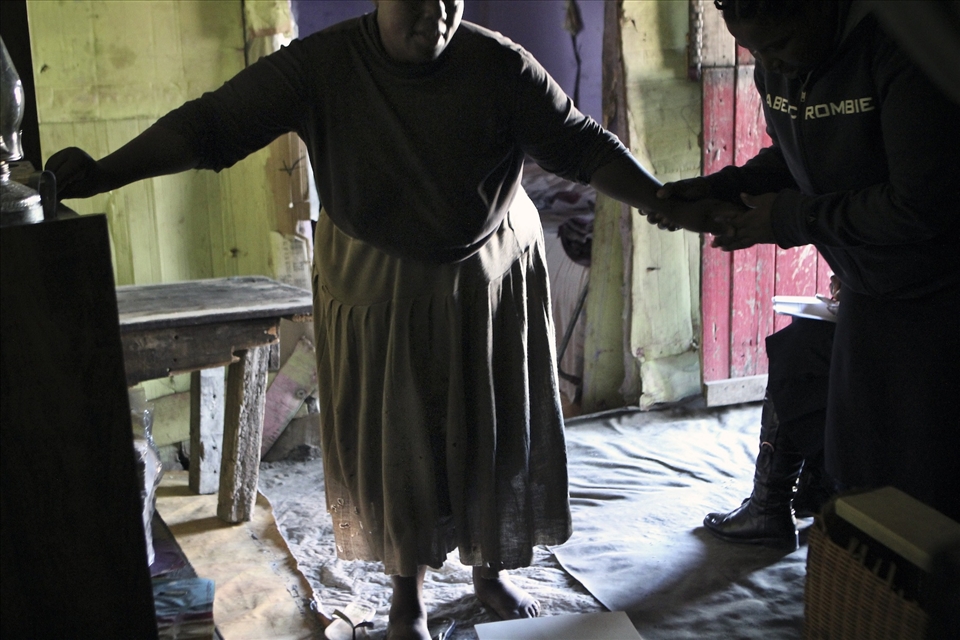 Together they visit the homes of patients to deliver medication, make sure patie