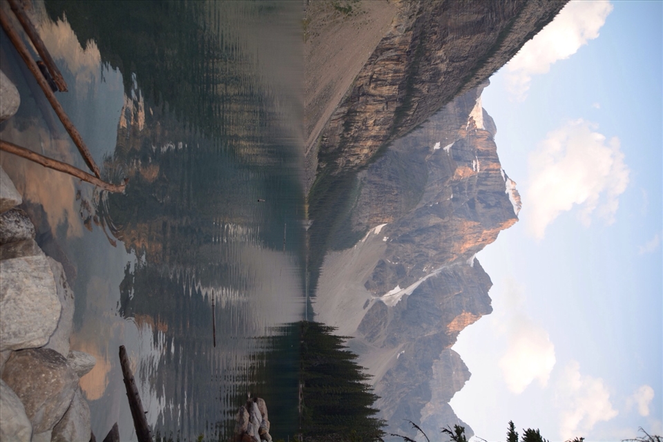 Lake Maurine in Banff National Park