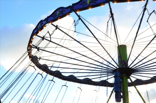 Fantasy Ride: I wanted to capture the fantasy aspect of the carnival.
 I wanted to show how important fantasy is, 
and how we've come to depend on it and respond to it from a 
young age.