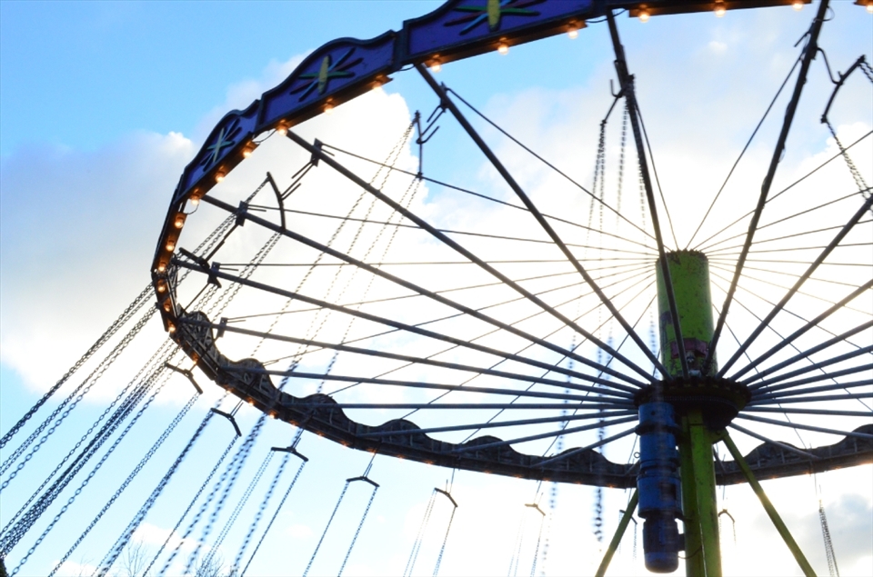 Fantasy Ride: I wanted to capture the fantasy aspect of the carnival.
 I wanted to show how important fantasy is, 
and how we've come to depend on it and respond to it from a 
young age.