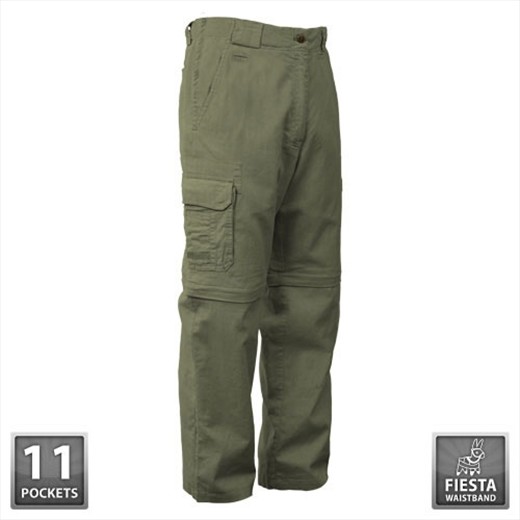 Cool pants with 13 pockets.  I only found 11 of the 13 though so it is REALLY good if there are thieves around!