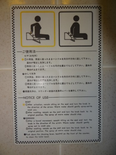 How to operate that  mini toilet next to the big toilet