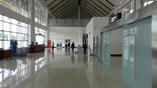 Rush hour at airport