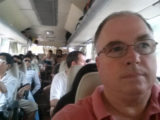 $4 bus ride from Hue to Hoi An (4 hours with air conditioning not working of course).  