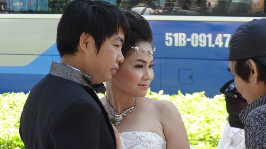 She didn't look all that happy