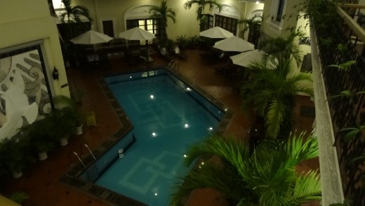 Pool at night...right outside my room
