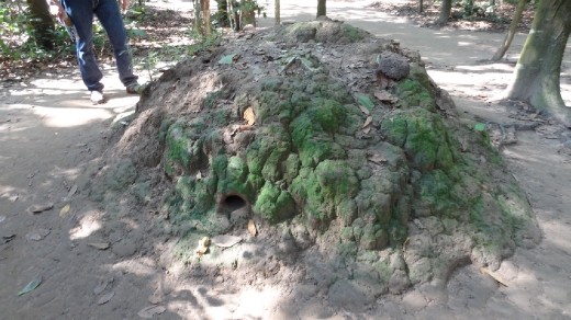 Air hole from a distance of 5 feet