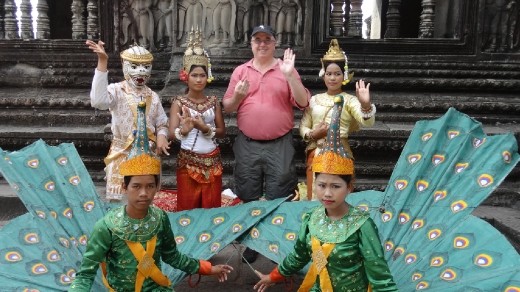 Chris hanging out with his gang