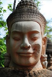 Chandanayika, the god of evil taxi drivers.  As you can tell from the smile on his face, he has LOTS of followers: by chicagoguy, Views[414]