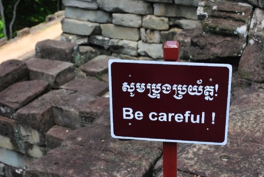 Sign at the TOP after the climb