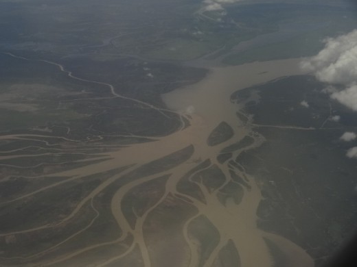 Mekong Delta north of Phnom Phen