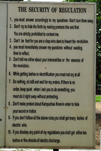 S21- Instructions given to new arrivals