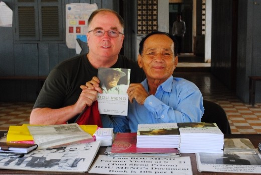Bou Meng, the 2nd living survivor for S21 prison.  He was a painter and was commissioned to paint Pol Pot portrait while being a prisoner.