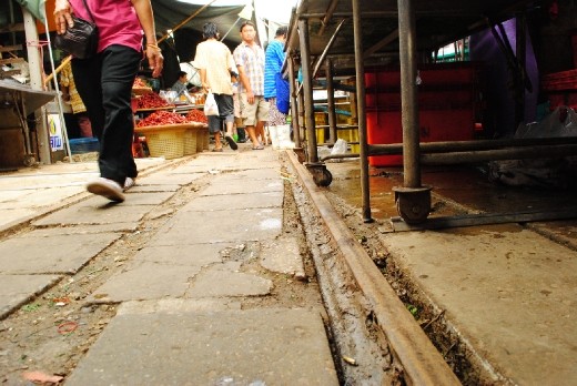 Chris being artistic with the tracks