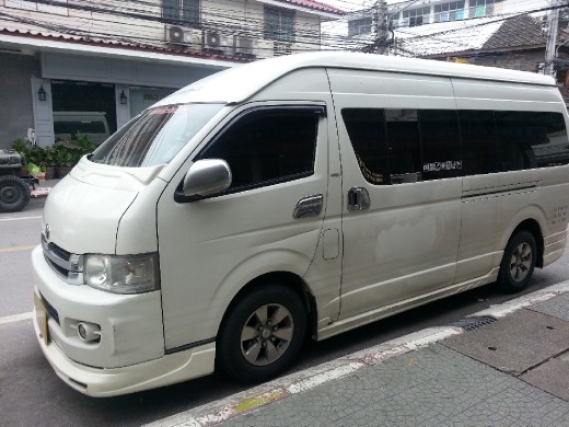 Exterior of bus ... if you couldn't figure that out.