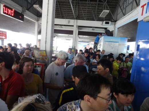 Everyone had my same idea and caught the river boat today.