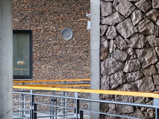 Textured Wall of Hotel