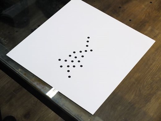 Work in progress - dots define space - 2