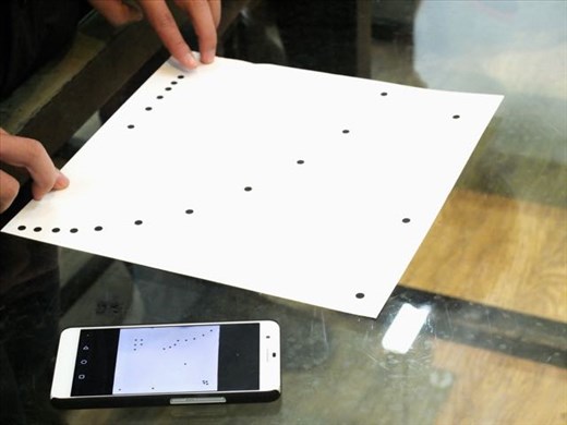 Work in progress - dots define space - 3