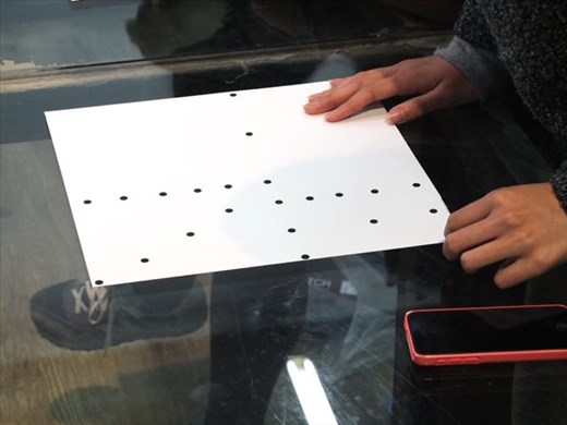 Work in progress - dots define space - 1