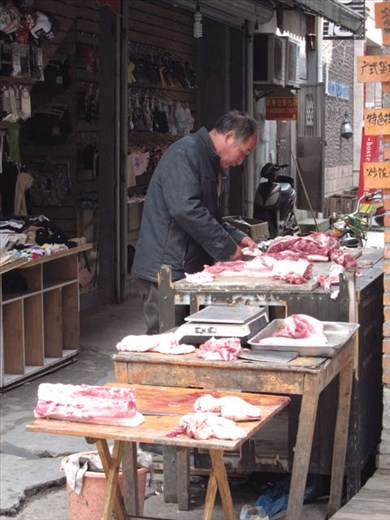 A widewalk butcher found on one of our wanderings