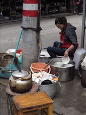 dish washing at the bun shop: by chinaho, Views[285]