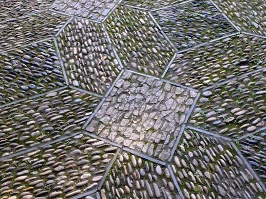 stone ground pattern, Couples Retreat Garden