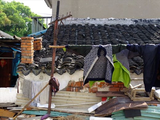 morning laundry roof view
