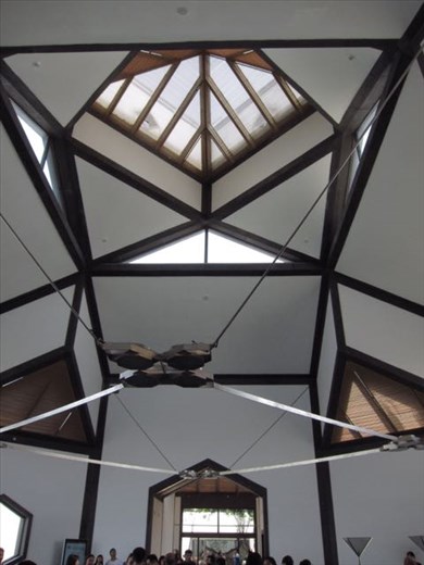 I.M.Pei Suzhou Museum ceiling with filtered light