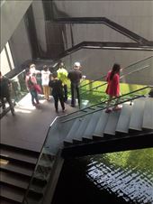 IM.Pei Suzhou Museum waterfall wall stairwell: by chinaho, Views[154]