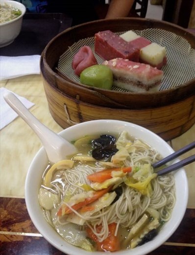traditional noodles dinner in Suzhou (plus 