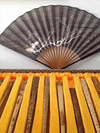 Handmade Fan and fan bones