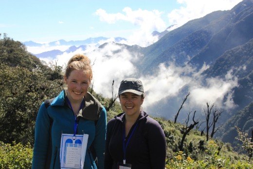 Bree and I halfway up Mt Fansipan