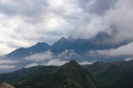 mountains around Sapa