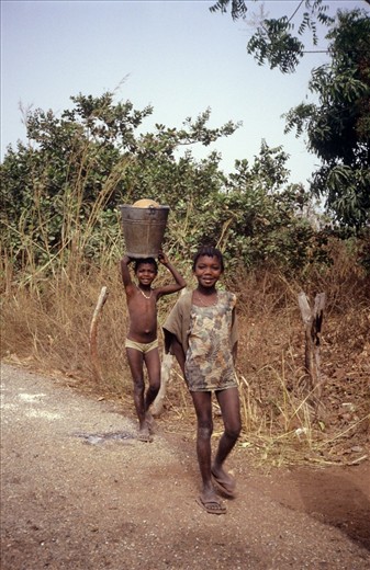 Every journey starts with a single step! Carry your provisions as best you can. Port Harcourt, Nigeria.