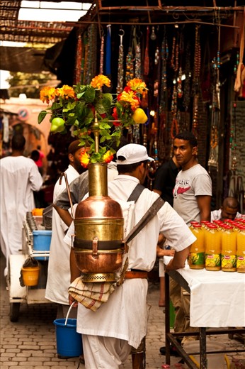 Being the very heart of a huge, bustling city. The Medina is a very lively place, filled with all manner of wierd and wonderful sights.