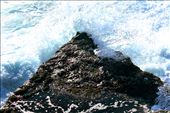 The waves throw themselves violently against ancient rock.: by christiancasimir, Views[358]