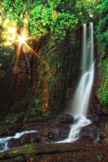 poigar waterfall, the pure virgin waterfall on the center of North Celebes