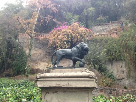 On the way to Santa Lucia hill