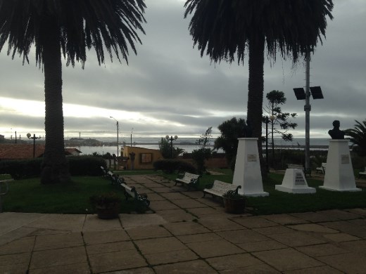 Curanipe on a cloudy day.