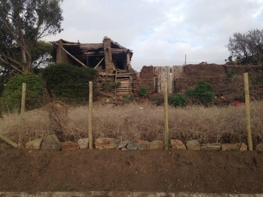 Leftover damage from quake/tsunami.