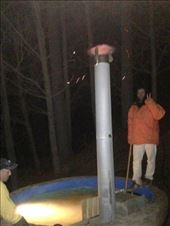 Innauguration of new (wood-fired) hottub!: by christinebaker, Views[154]